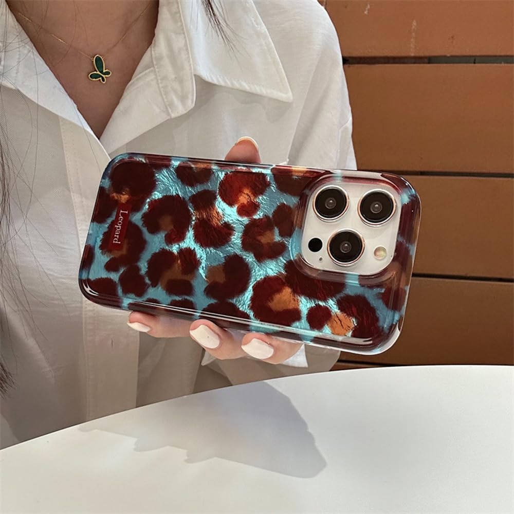 Retro Leopard Print iPhone Case